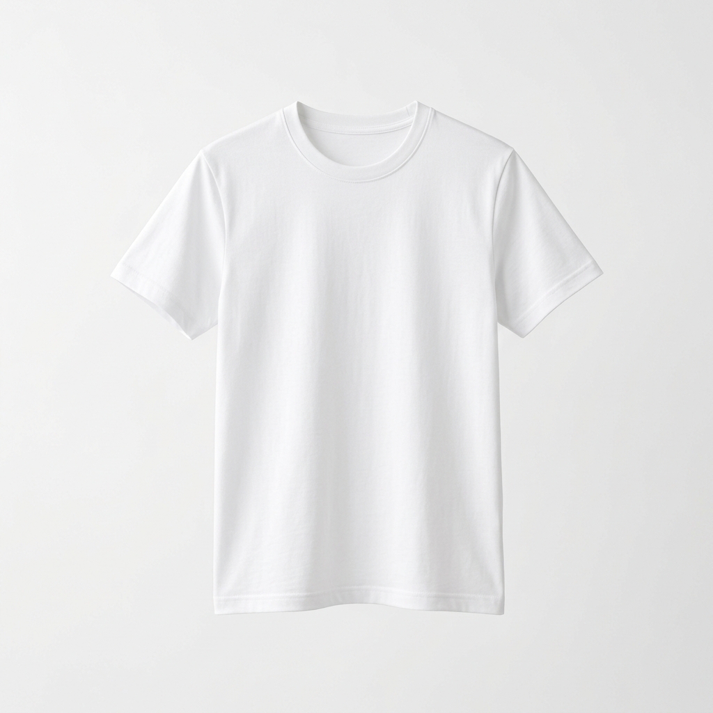 Essential white blank t-shirt